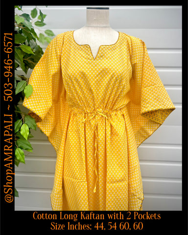 Kaftan Cotton Long - 44"